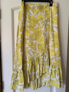 Baum Und Pferdgarten Silvia Asymetrical Floral Midi Skirt